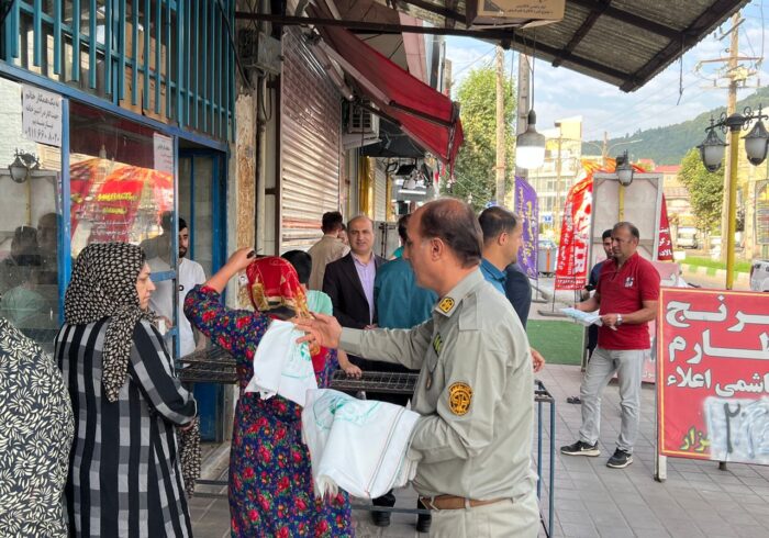 شهرستان ماسال به‌پویش زنبیل و کیسه های پارچه ای پیوست