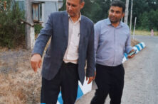 بازدید سرپرست بخشداری رضوانشهر از روستای پونل