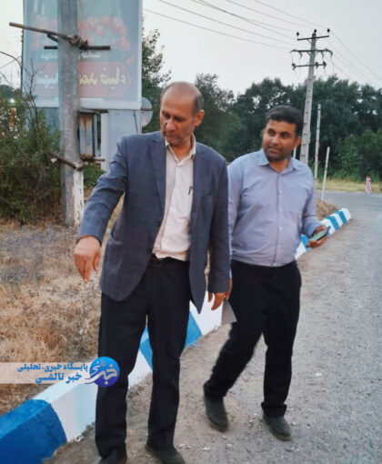 بازدید سرپرست بخشداری رضوانشهر از روستای پونل