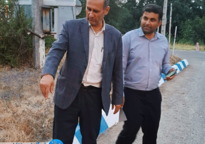 بازدید سرپرست بخشداری رضوانشهر از روستای پونل