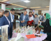 افتتاح نمایشگاه محصولات فرهنگی و هنری در شهرستان رضوانشهر